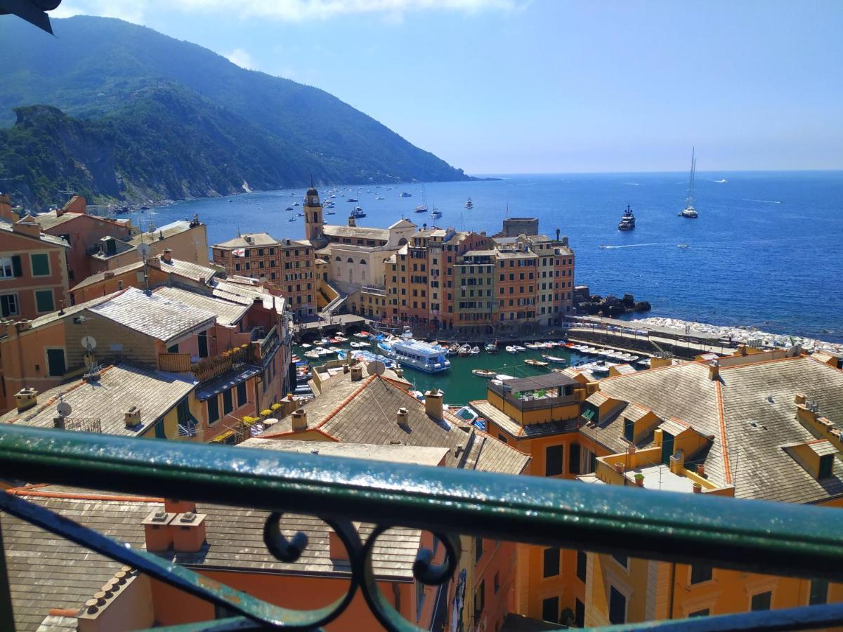 A Due Passi Dal Cielo E Dal Mare - Balcony With Sea View Apartment Camogli Exterior photo